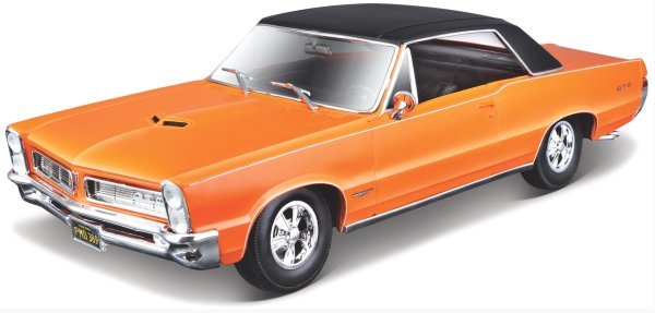 PONTIAC GTO - 1965 - orange / black - Maisto 1:18