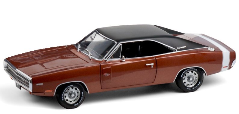 DODGE Charger R/T - 1970 - brownmetallic - Greenlight 1:18
