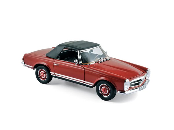 MB Mercedes Benz 280 SL - 1969 - red - Norev 1:18