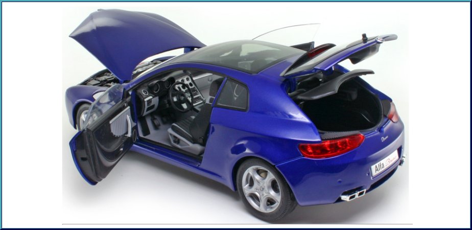 ALFA ROMEO Brera - 2006 - bluemetallic - Norev 1:18