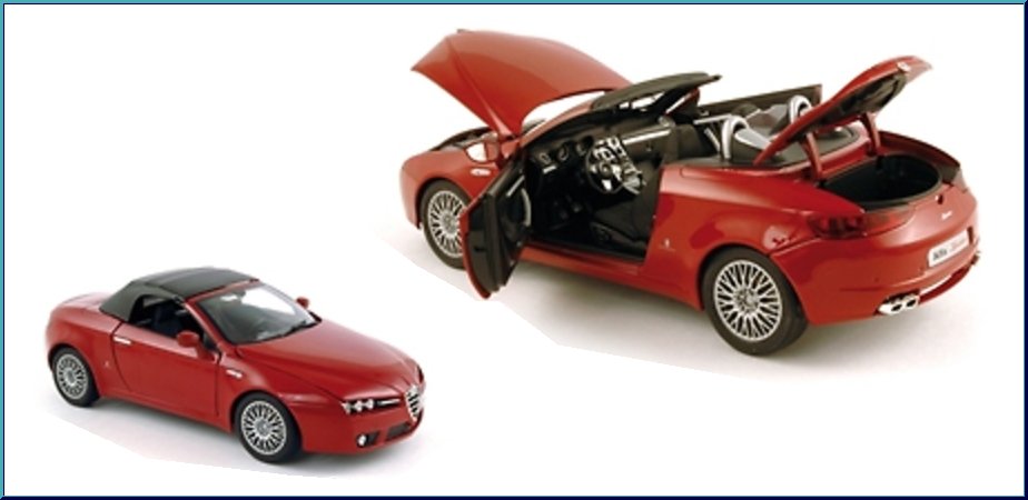 ALFA ROMEO Spider - 2006 - red - Norev 1:18