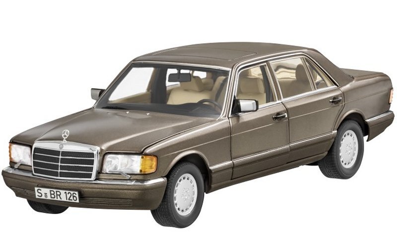 MB Mercedes Benz 560 SEL - V 126 - Impala brown - Norev 1:18