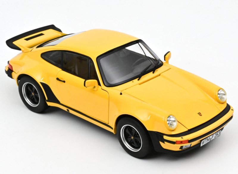 PORSCHE 911 Turbo 3.0 - 1976 - yellow - Norev 1:18