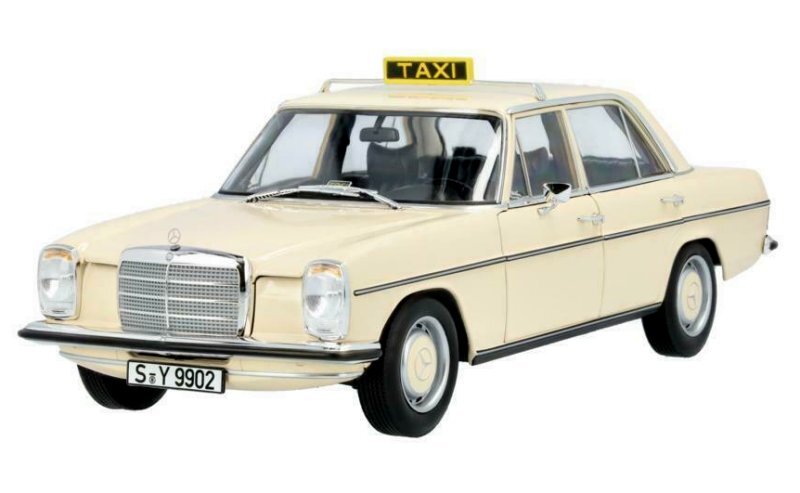MB Mercedes Benz 200 (W 115) - 1968 - 1973 - Taxi Cab - Norev 1:18
