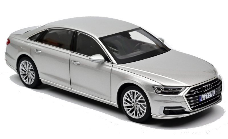AUDI A8 L - 2018 - silver - Norev 1:18