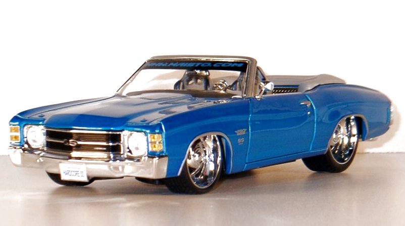 CHEVROLET Chevelle SS 454 - 1971 - bluemetallic - Maisto 1:18