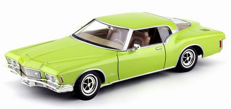 BUICK Riviera GS - 1971 - greenmetallic - Lucky Die Cast 1:18