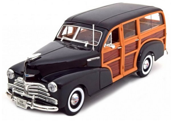CHEVROLET Fleetmaster - 1948 - black - WELLY 1:18