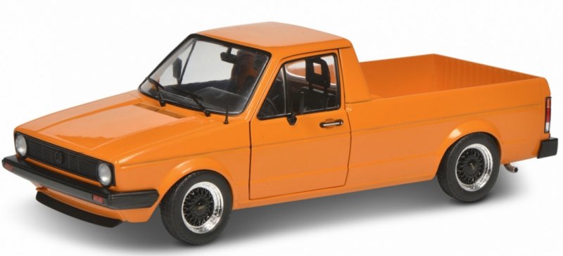 VW Volkswagen Caddy - orange - SOLIDO 1:18