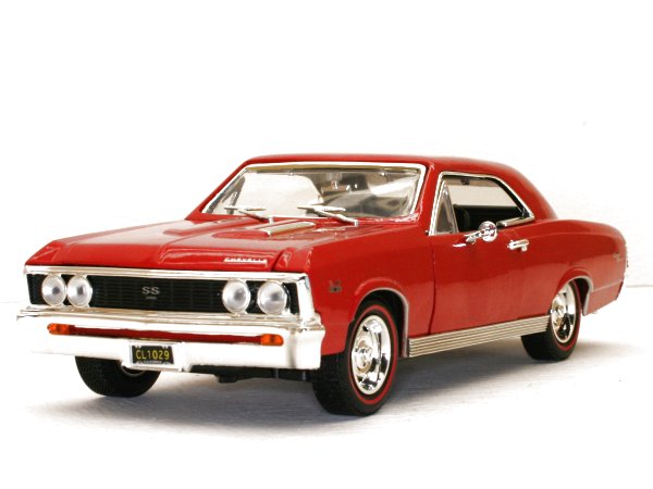CHEVROLET Chevelle SS 396 - 1967 - red - MotorMax 1:18