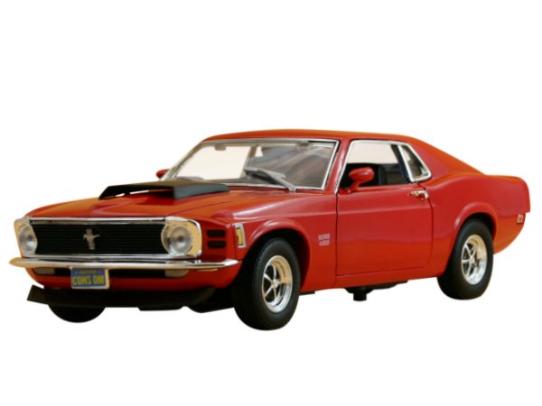 FORD Mustang Boss 429 - 1970 - red - MotorMax 1:18