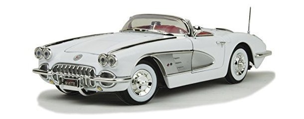 CHEVROLET Corvette - 1958 - white - MotorMax 1:18