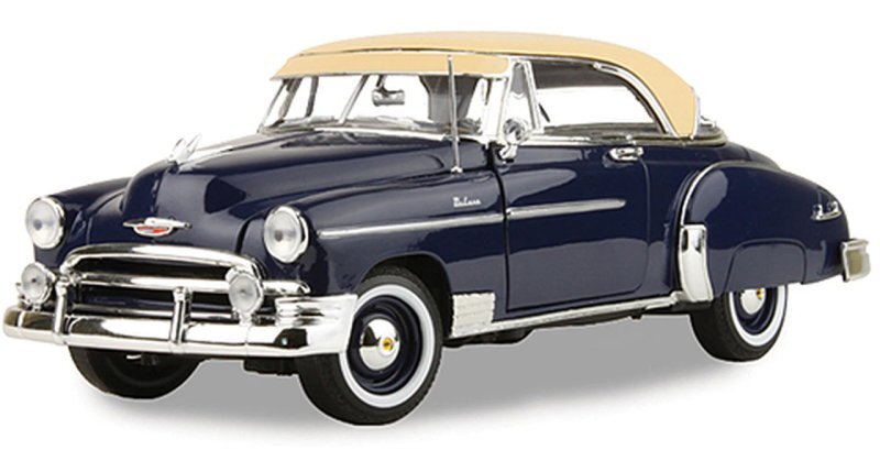 CHEVROLET Bel Air - 1950 - darkblue / cream - MotorMax 1:18