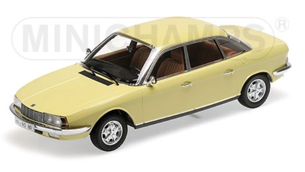 NSU Ro80 - 1972 - yellow - Minichamps 1:18