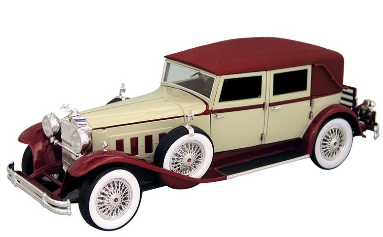 PACKARD Brewster - 1930 - cream / red - Signature Models 1:18