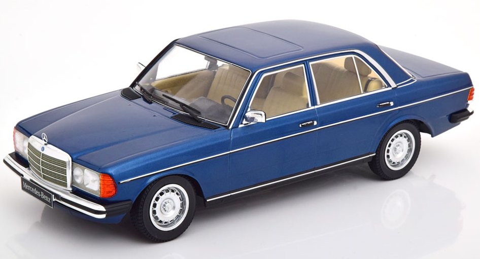 MB Mercedes Benz 280 E / W123 - 1977 - bluemetallic - KK 1:18