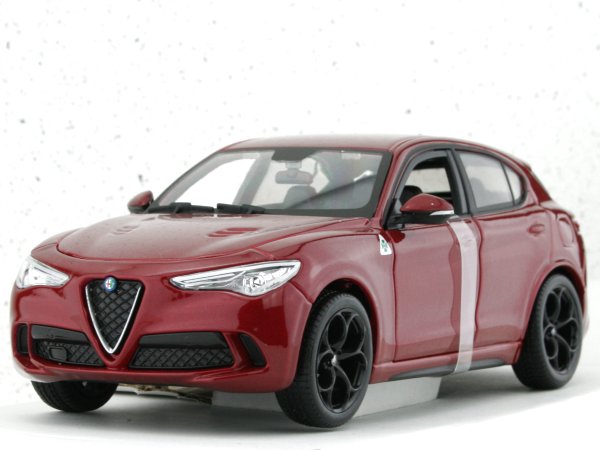 ALFA ROMEO Stelvio - redmetallic - Bburago 1:24