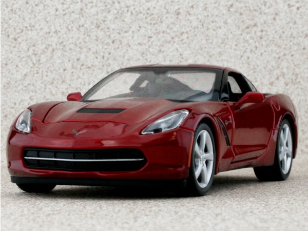 CHEVROLET Corvette Stingray - 2014 - redmetallic - Maisto 1:24