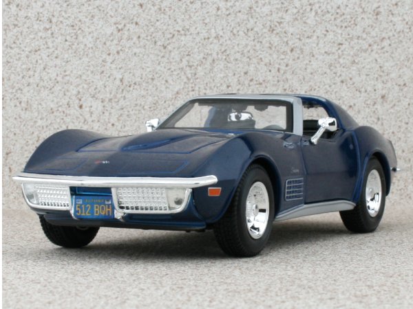 CHEVROLET Corvette - 1970 - bluemetallic - Maisto 1:24