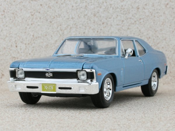 CHEVROLET Nova SS - 1970 - bluemetallic - Maisto 1:24