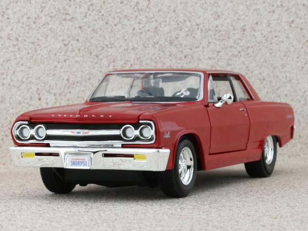 CHEVROLET Malibu SS - 1965 - red - Maisto 1:24