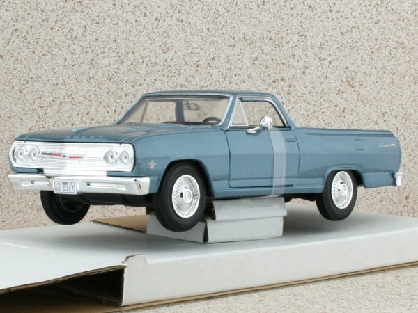 CHEVROLET El Camino - 1965 - bluemetallic - Maisto 1:25