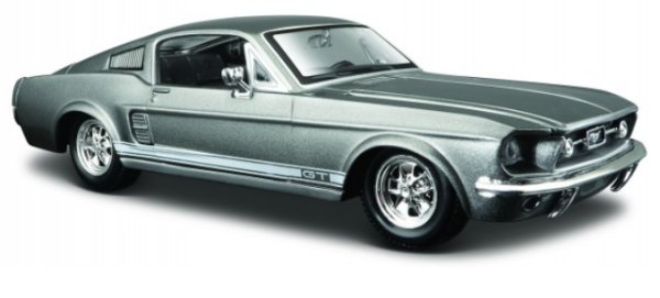 FORD Mustang GT - 1967 - greymetallic - Maisto 1:24