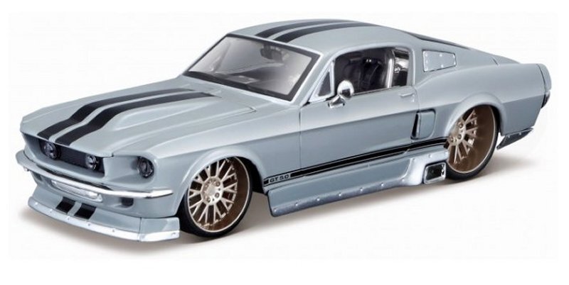 FORD Mustang GT - 1967 - grey - Maisto 1:24