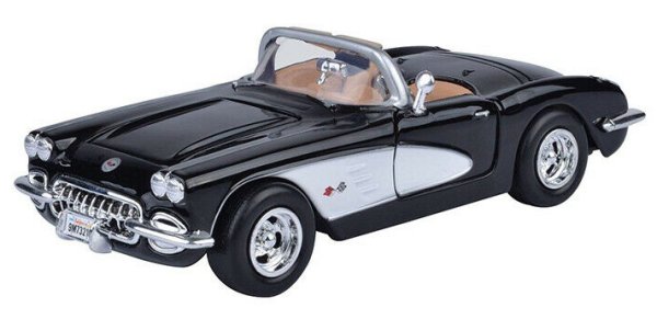 CHEVROLET Corvette - 1959 - black - MotorMax 1:24