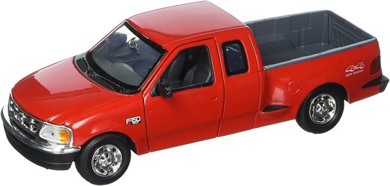 FORD F-150 XLT Flareside Supercab - 2001 - red - MotorMax 1:24