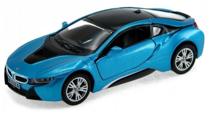 BMW i8 Coupe - 2018 - bluemetallic - MotorMax 1:24