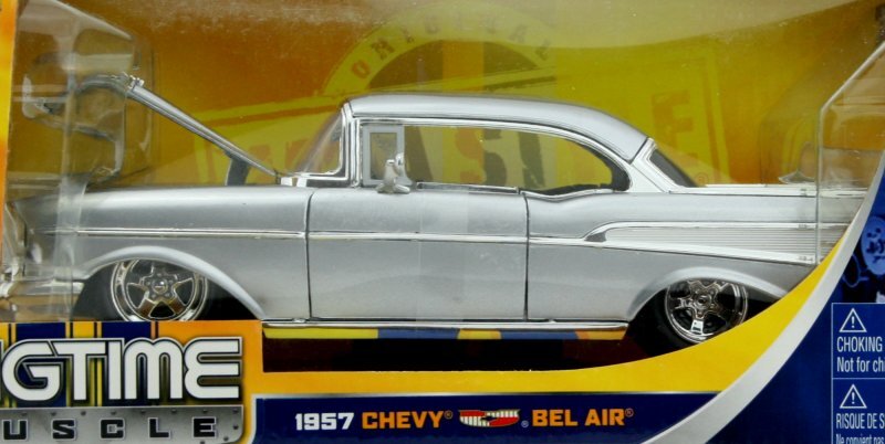 CHEVROLET Bel Air - 1957 - silver - JADA 1:24