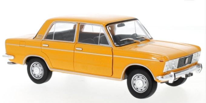 FIAT 125 - orange - WhiteBox 1:24