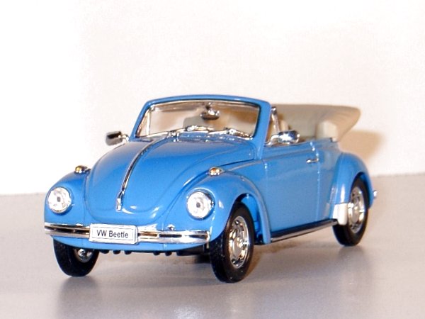 VW Volkswagen Käfer / Beetle - blue - WELLY 1:24