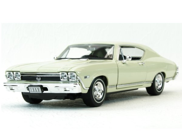 CHEVROLET Chevelle SS 396 - 1968 - cream - WELLY 1:24