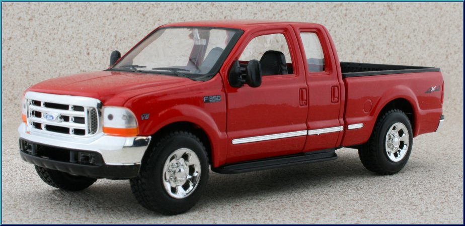 red Welly Modell Auto 1:24 NEU & OVP BLITZ VERSAND Ford F-350 Pick Up  rot 