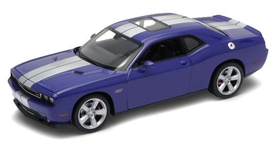 DODGE Challenger SRT - 2012 - purple - WELLY 1:24