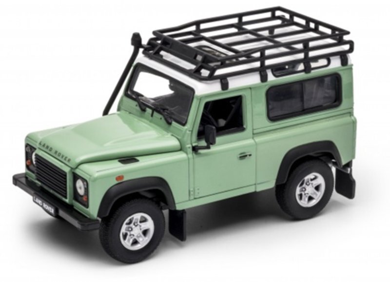 LAND ROVER Defender - green - WELLY 1:24