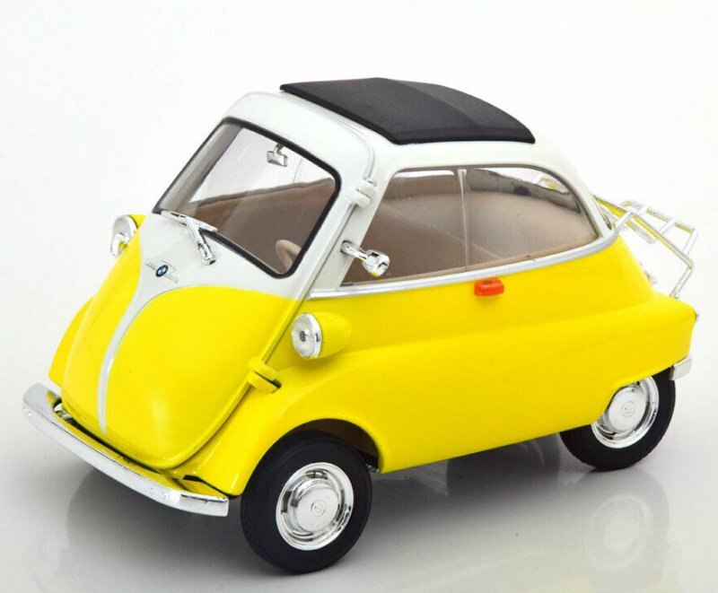 BMW Isetta - yellow / white - WELLY 1:18
