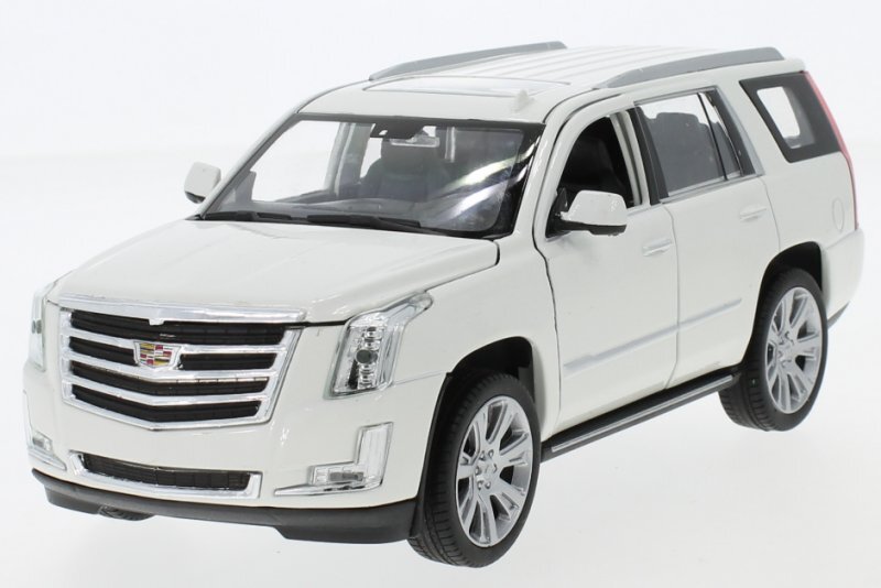 CADILLAC Escalade - 2017 - white - WELLY 1:27