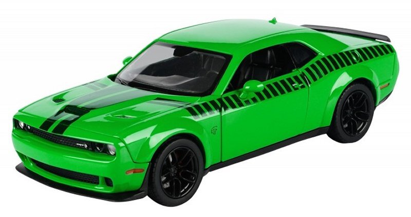 DODGE Challenger SRT Hellcat widebody - 2018 - green - MotorMax 1:24