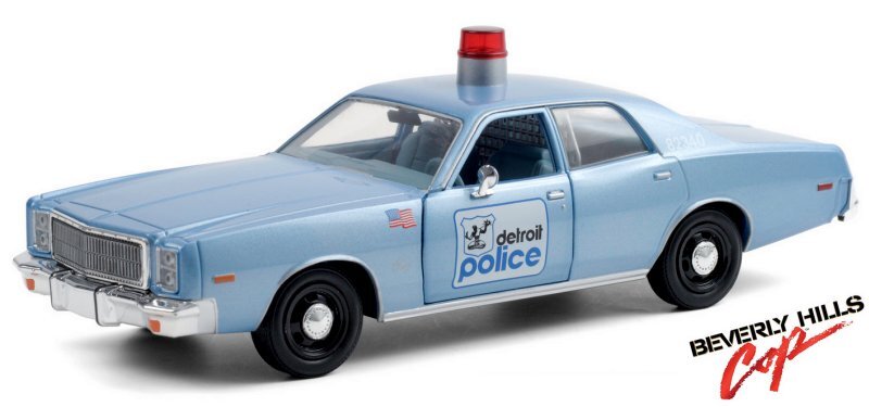 PLYMOUTH Fury - 1977 - Beverly Hills Cop - Greenlight 1:24