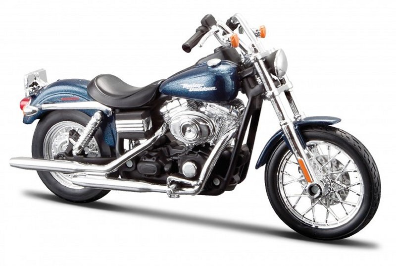 HARLEY-DAVIDSON FXDBI Dyna Street Bob - 2006 - bluemetallic - Maisto 1:12