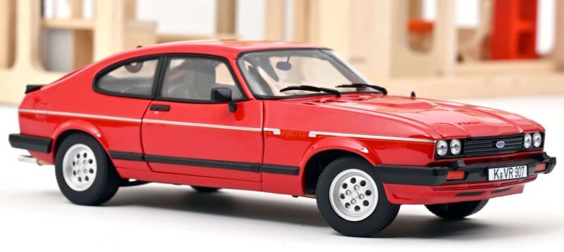 FORD Capri Mk III 2.8 Injection - 1983 - red - Norev 1:18