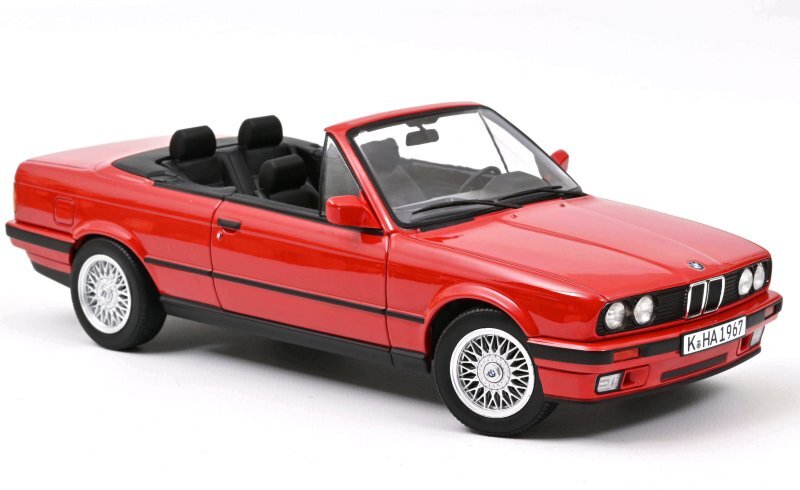 BMW 318i Cabriolet - 1991 - red - Norev 1:18