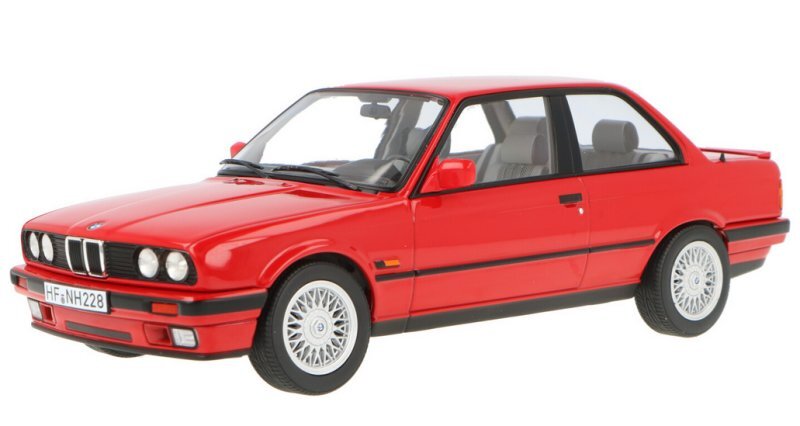BMW 325i - 1988 - red - Norev 1:18