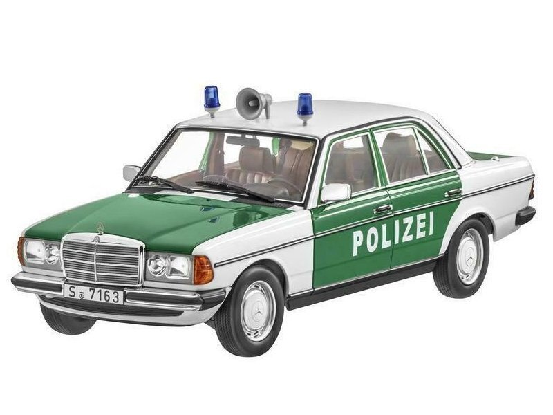 MB Mercedes Benz 200 - W123 - 1980 - Polizei / Police - Norev 1:18