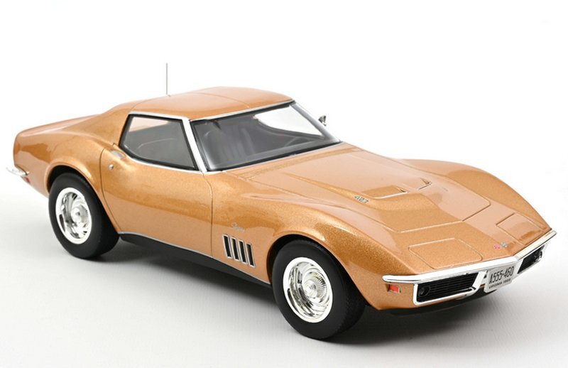 CHEVROLET Corvette Coupe - 1969 - goldmetallic - Norev 1:18