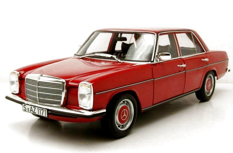 MB Mercedes Benz 200 - 1973 - red - Norev 1:18