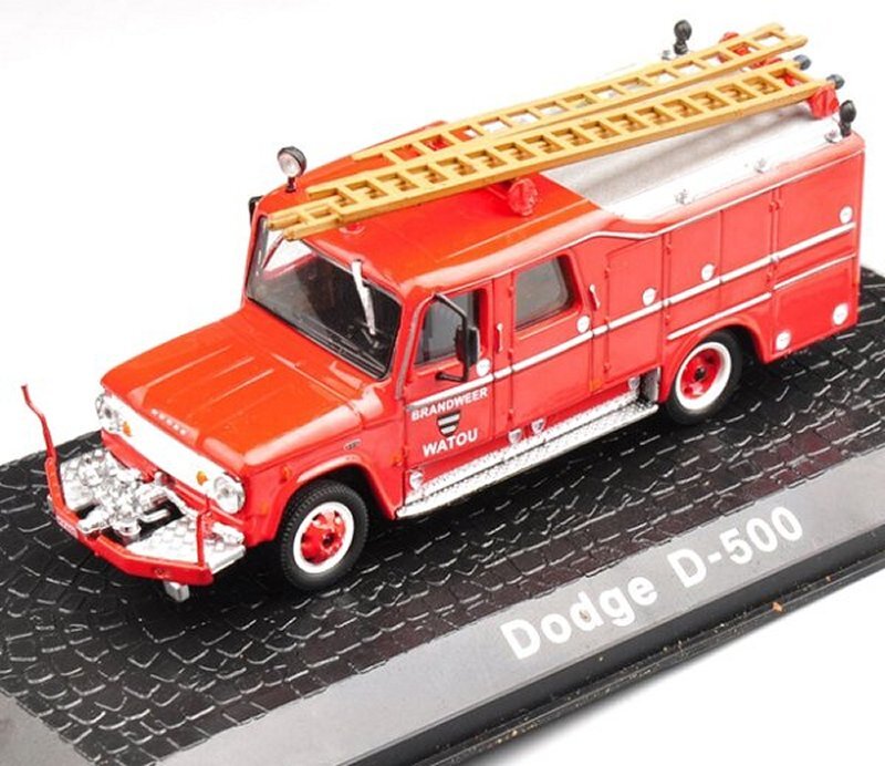 DODGE D500 / D-500 - Firetruck Watou - Atlas 1:72